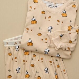 Peanuts snoopy fall pumpkin pjs